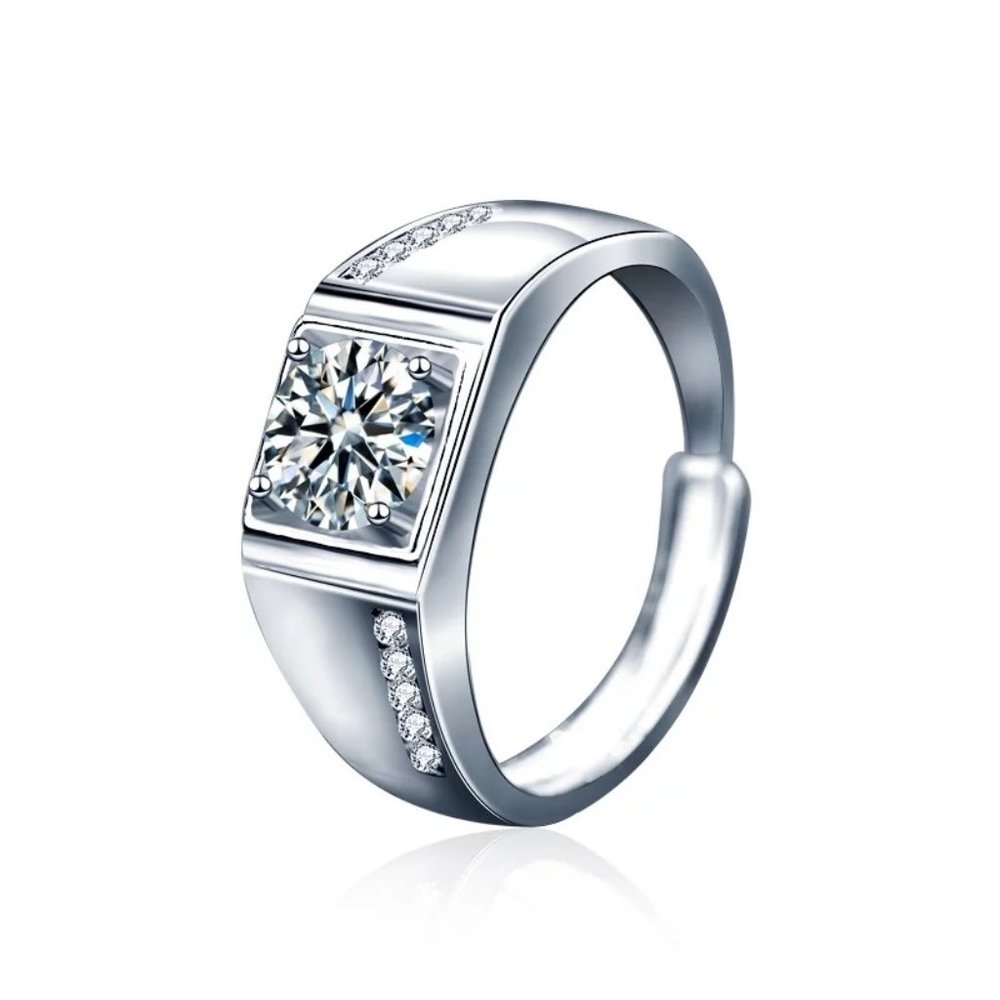 1ct. t.w. Diamond Engagement Ring - Picture 1 of 12